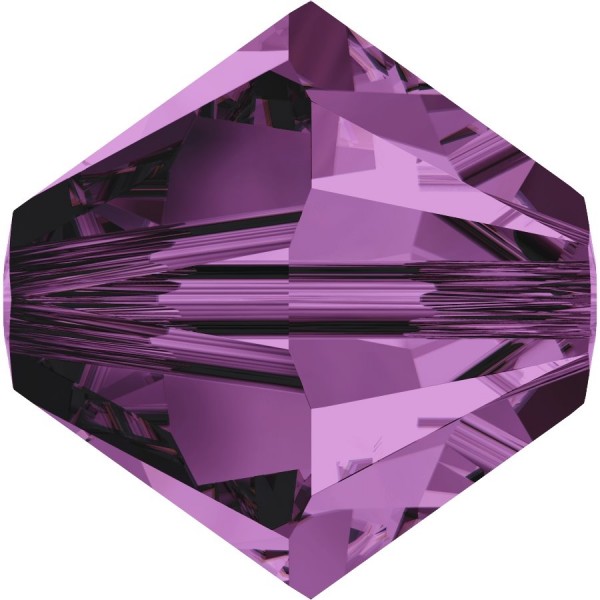 Swarovski Crystal 5328 Xilion Bicone Bead 4 mm – 10 pcs – Amethyst