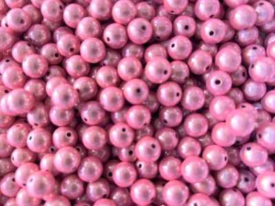 Miracle Beads rosa - Perlen 10mm - 50 Gramm ca. 90 Stück