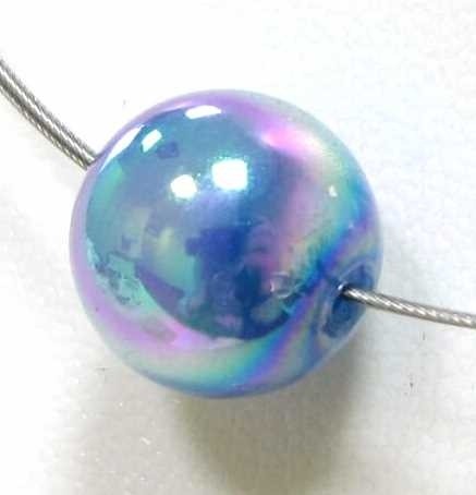 Ilumibead 10 mm iridescent – blue