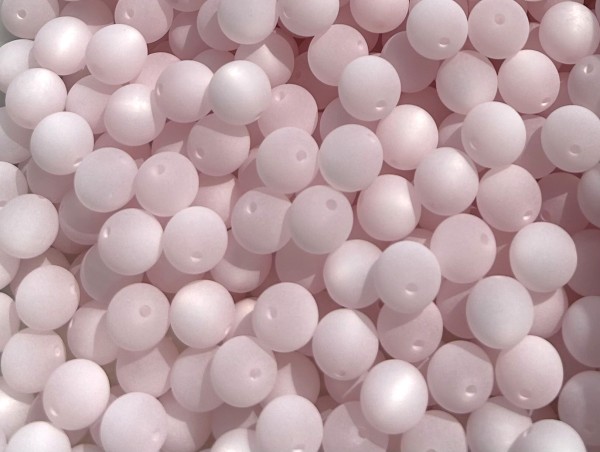 Polaris pearl 12 mm pink - small hole - 104 pieces - special offer