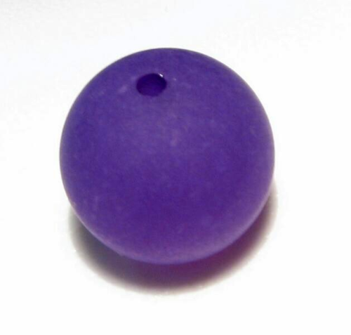 Polarisbead 14 mm dark purple – small hole