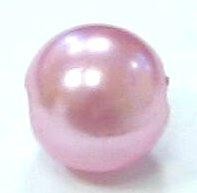 Lacquer bead 8 mm – pink