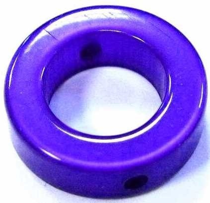 Polaris circle – 35 mm – dark purple glossy