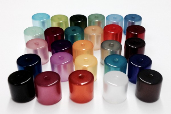 Polaris Röhren Set glänzend 10x10mm - 27 Stück in verschiedenen Farben
