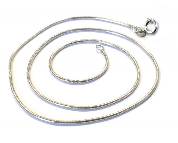 Snake Necklace 42 cm – 1.2 mm – 925 silver
