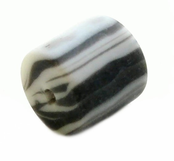 Polaris tube Zebra 10x10 mm – color: Black-and-white mix