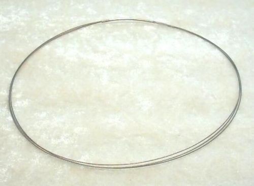 Necklace 3-row, 60 cm in silver. (steel natural)