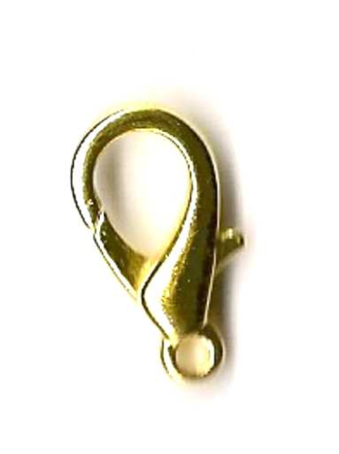 lobster claw clasp 14 mm – color: Gold