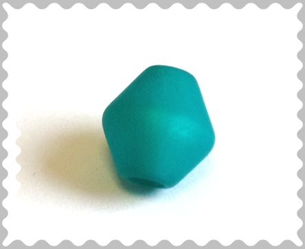 Polaris double cone emerald 8 mm