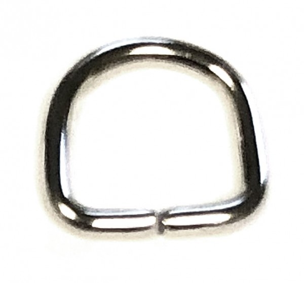 D-Ring, Bandhalter, Steigbügel - Edelstahl - 1 Stück