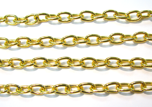 Necklace fine – 47 cm – gold colored
