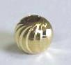Schliff-Perle 8mm gold