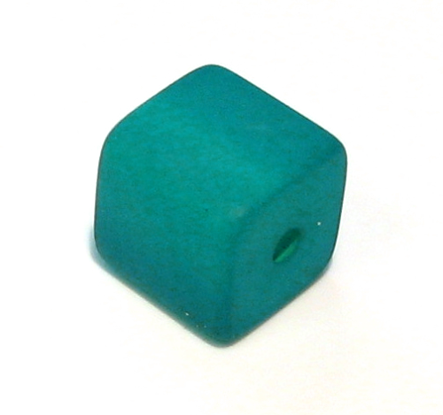 Polaris cube 8 mm emerald – small hole
