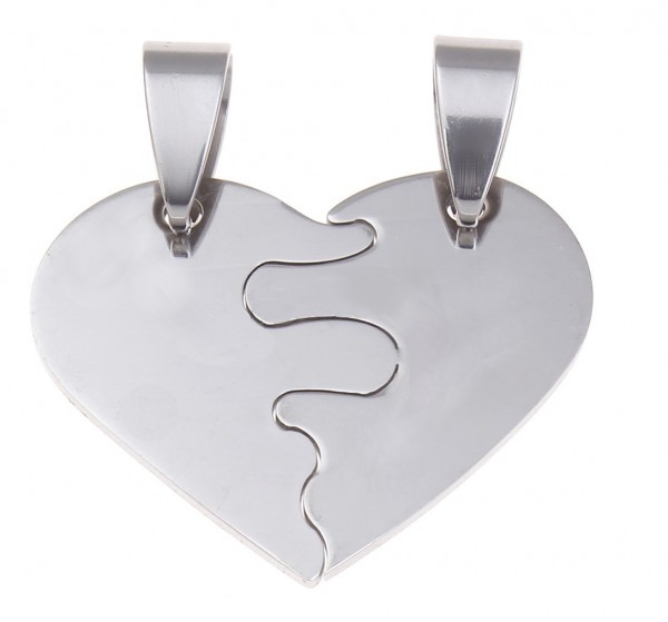 Partner pendant – stainless steel