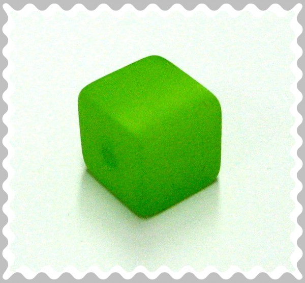 Polaris cube 6 mm green – small hole