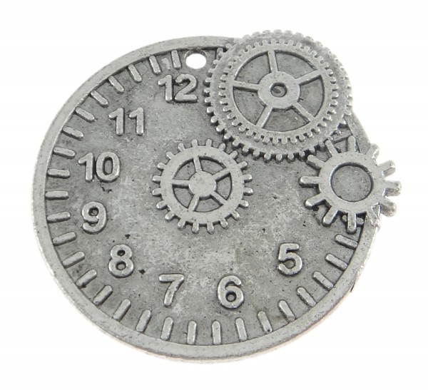 Uhr -34mm - Anhängerteil antique silber