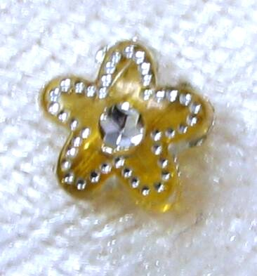 Star 9 mm – brown – rhinestone look