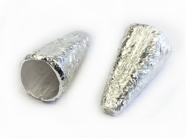 Endkappen, Abschlusskappen, Innenmaß bis 5mm - 925er Silber - 2 Stück