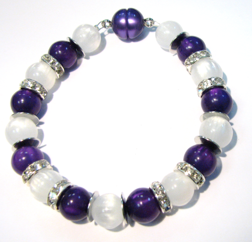 Bracelet Ilumi crystal with Polaris Magnetic clasp -in different. Colors