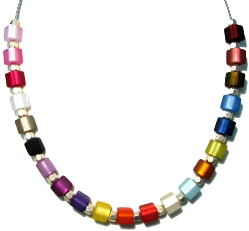 Polaris Rainbow-Collier with plug-in closure -in different lengths