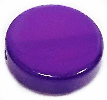 Polaris Coin 12 mm dark purple – glossy