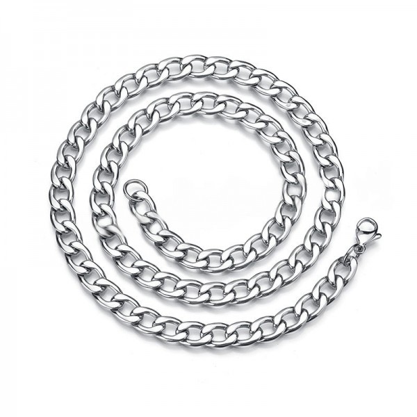 Stainless steel chain – flat armor chain 3 mm – 50 cm