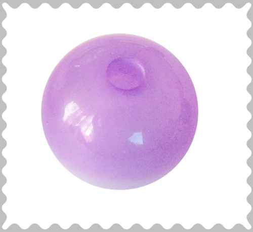 Polarisbead bright purple glossy 16 mm – Large hole