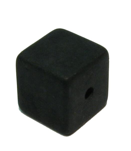 Polaris cube 10 mm black – small hole