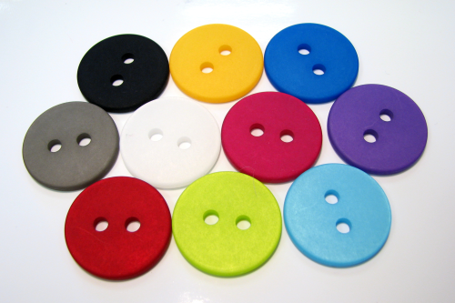 Polaris-Knopf-Set 25mm - 10 Stück in verschiedenen Farben
