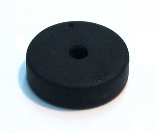 Polaris Scheibe 10mm - rund - schwarz