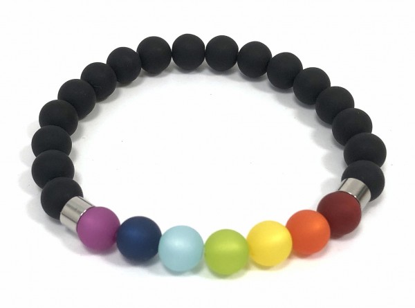 Chakra Bracelet – Polaris stainless steel – can be ordered in 19 cm or 21 cm