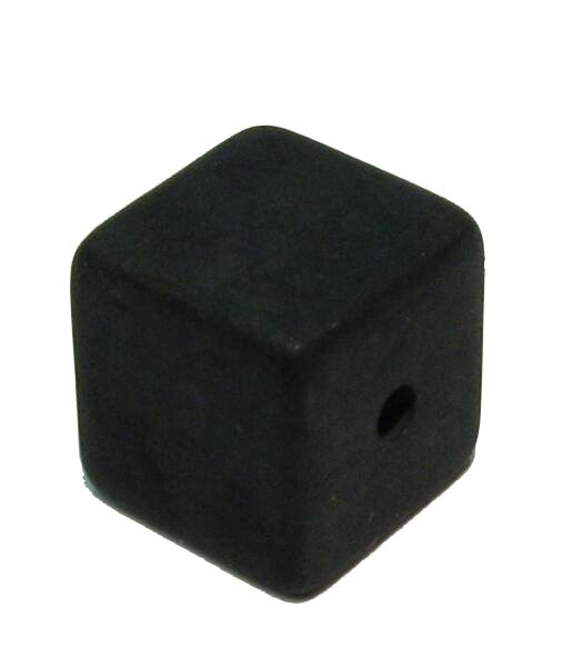 Polaris cube 6 mm black – small hole