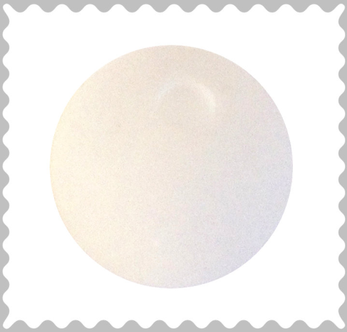 Polarisperle weiß 10 mm - Großloch