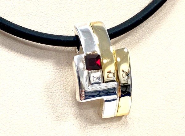 Pendant Bicolor with crystal