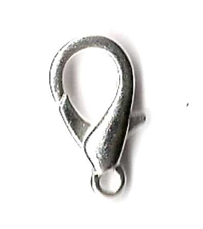 lobster claw clasp 14 mm – color: Silver