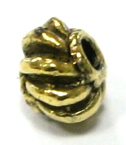 bead antique gold optics- 7x5,6mm