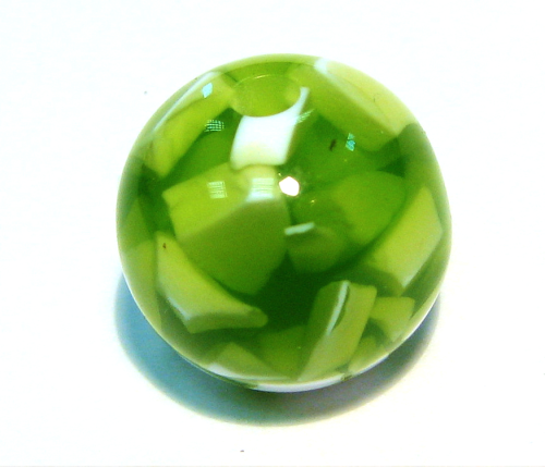 Mosaic bead 16 mm – green