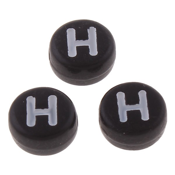 Letter bead H – 7x4 mm – 1 pcs.