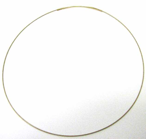 Necklace 1-row, 46 cm in gold. — 0,7 mm, shape-stable