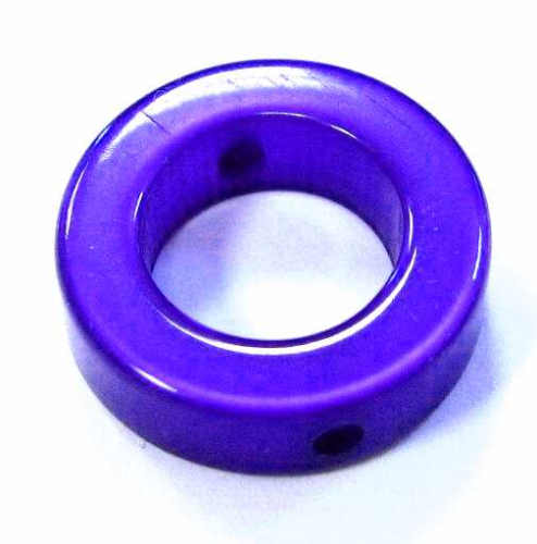 Polaris circle – 18 mm – dark purple glossy
