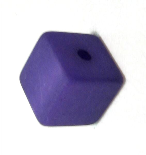 Polaris cube 10 mm dark purple – small hole