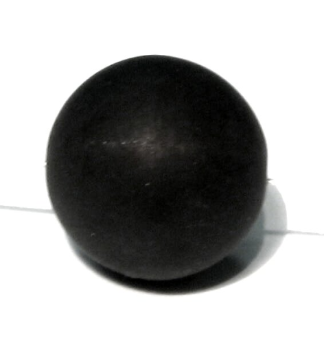Polaris bead 18 mm black – small hole