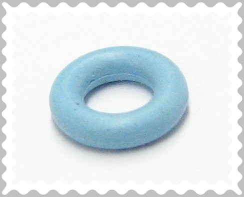 Rubber ring – Distance ring – Spacer – 7x2 mm – turquoise