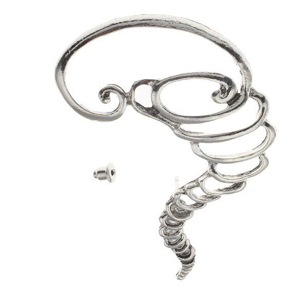 Earrings – Earring – Single Earring – Colour: Antique silver