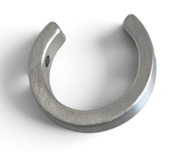 Kreativ Anhänger - Hufeisen groß - 30mm - Farbe: altsilber
