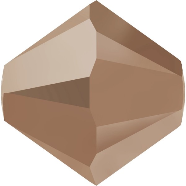Swarovski Crystal 5328 Xilion Bicone Bead 4 mm – 10 pieces – Crystal Rose Gold 2x