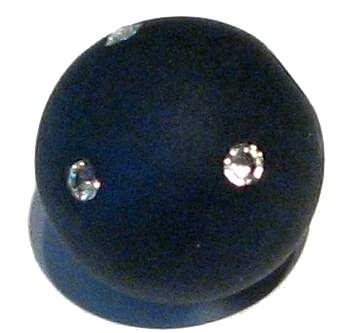 Polarisbead night blue 16 mm – with Swarovski crystal