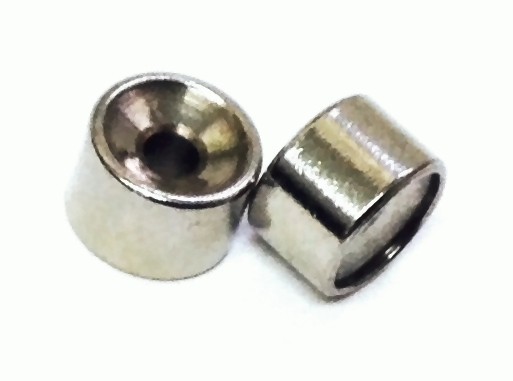 Tube 6x4 mm – hole 1,8 mm – stainless steel – 1 pcs.