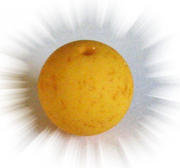 Polaris Gala sweet bead 14 mm saffron – small hole