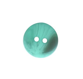 Button 12 mm – mottled – turquoise